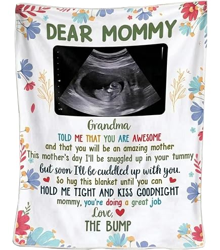 Custom Mom Gift Personalized Baby Ultrasound Blanket - Custom Photo Throw Gift For New Mom & Mother's Day Personalized Baby Sonogram Throw Blanket New Mom Gifts Custom Mom Gift Personalized Baby Ultrasound Blanket - Custom Photo Throw Gift For New Mom & Mother's Day Personalized Baby Sonogram Throw Blanket New Mom Gifts