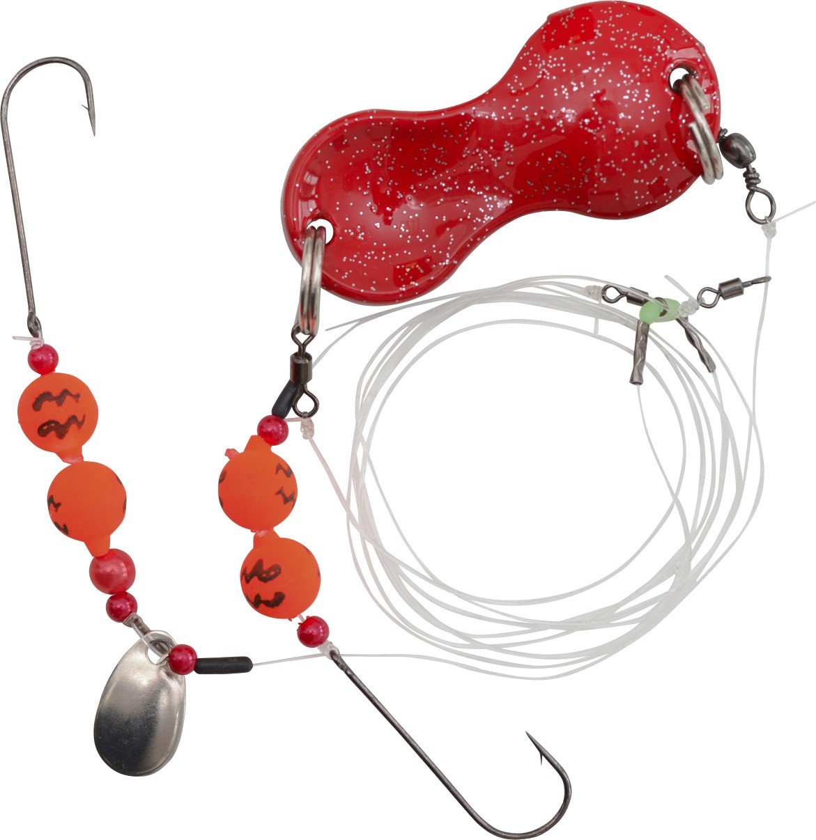 Zebco Z-Sea Flatty Teaser Rig Lead 3 Red/Black 1.00 m