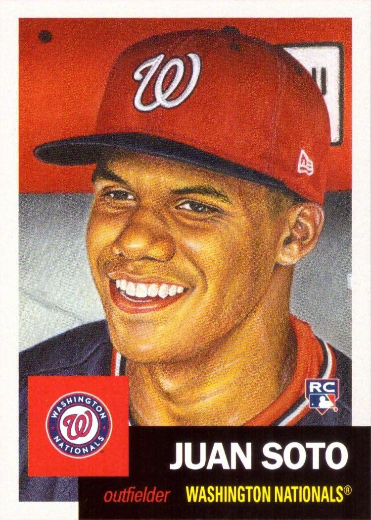 Amazon 2018 Topps Living Set 43 Juan Soto Baseball Rookie Card 