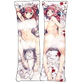 Anime Body Pillow Cover, 19.7 * 59.1 in, Nakano Nino-D241025 | 2-way Tricot Dakimakura, Double-sided, Hidden Zipper, Soft Decorative for Bedroom, b7