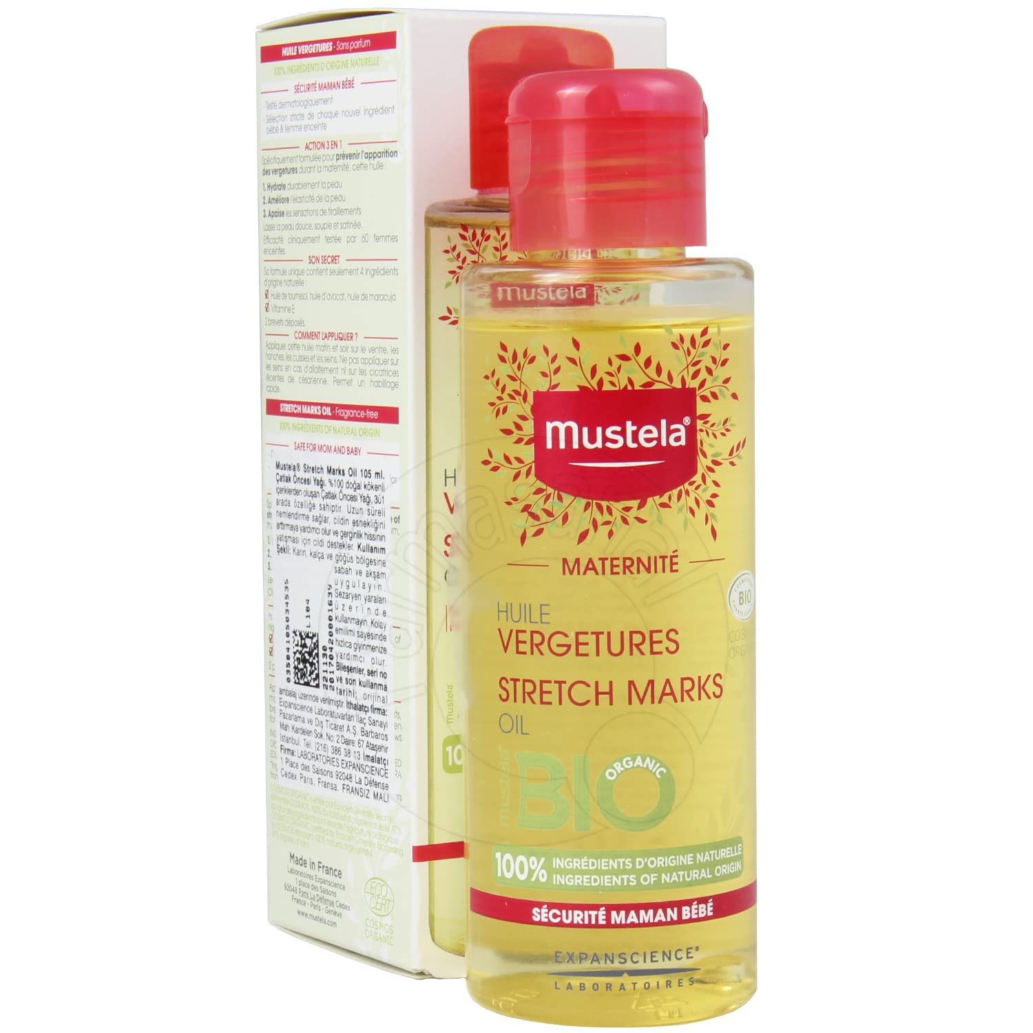 Mustela Oil Prevention Stretch Marks Action 3 In 1 105ml