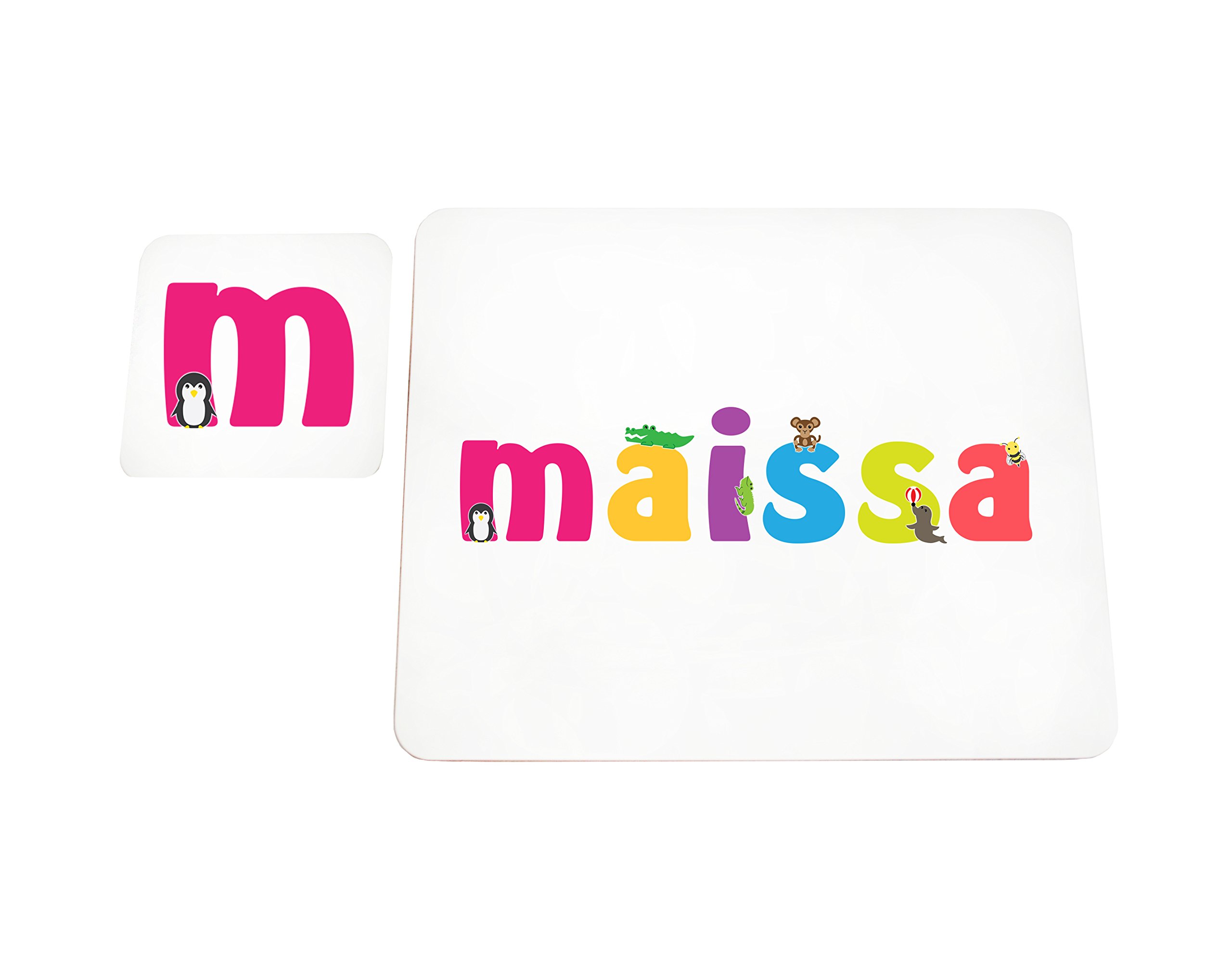 Little Helper with Coaster Doily Style Example Girl/The Name of Colourful Maissa
