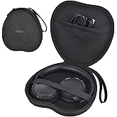 Bluetooth Wireless Headphone Case Compatible with JBL for KVIDIO for TOZO for Uliptz for Glynzak for Soundcore Noise Cancelling Over-Ear Headphones Storage Holder - Box only (Black)