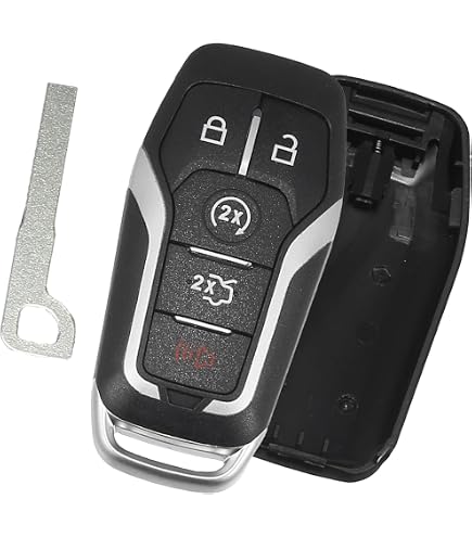2 Replacement For 2015 2016 2017 Ford F-150 Smart Remote Key Fob Shell Case Pad