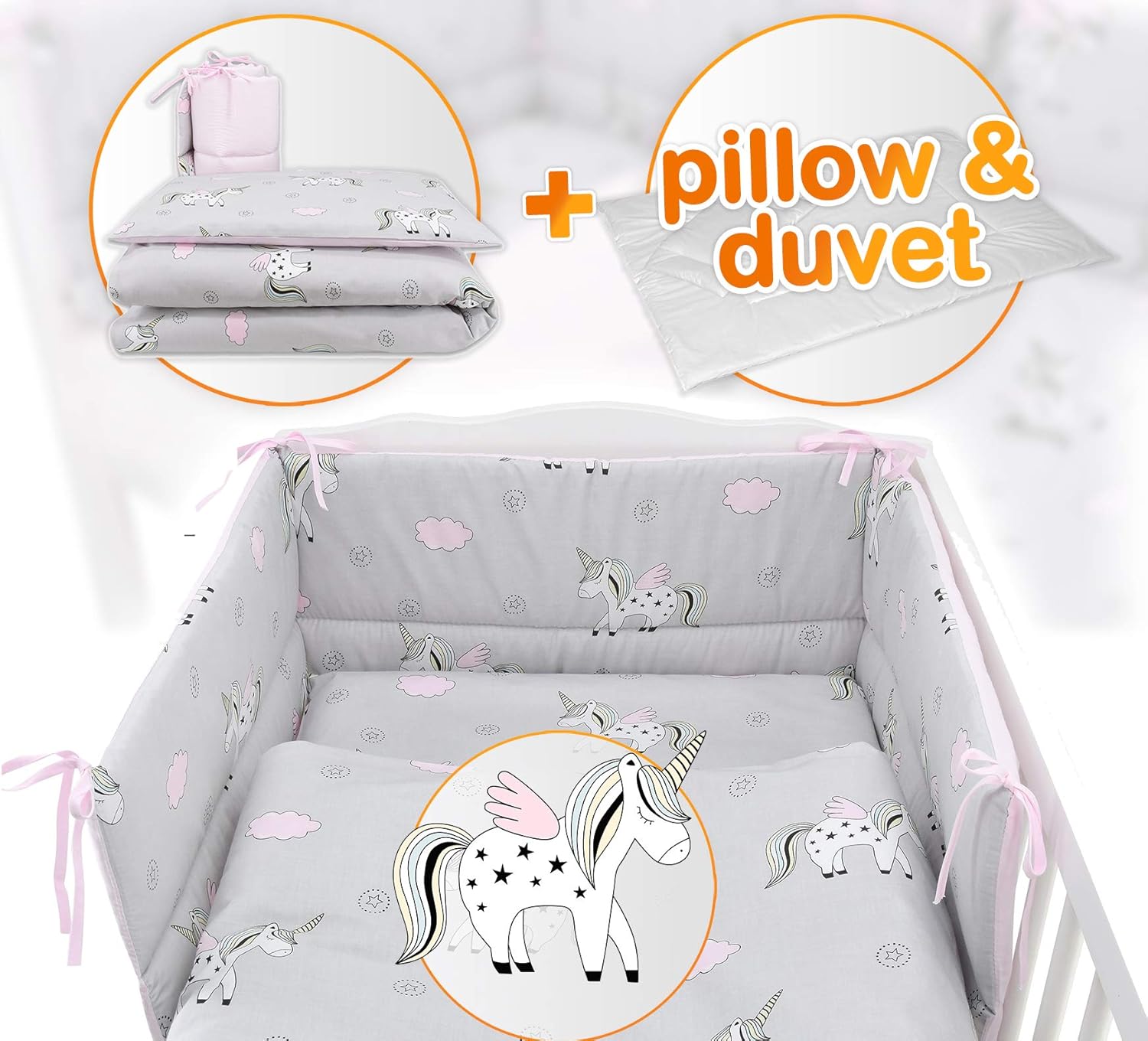 cot bed duvet 140 x 70