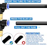 ERGAOBOY PC6-02 6mm Tube AD x 1/4 BSP Male Plug Fittings Pack 2 view 2