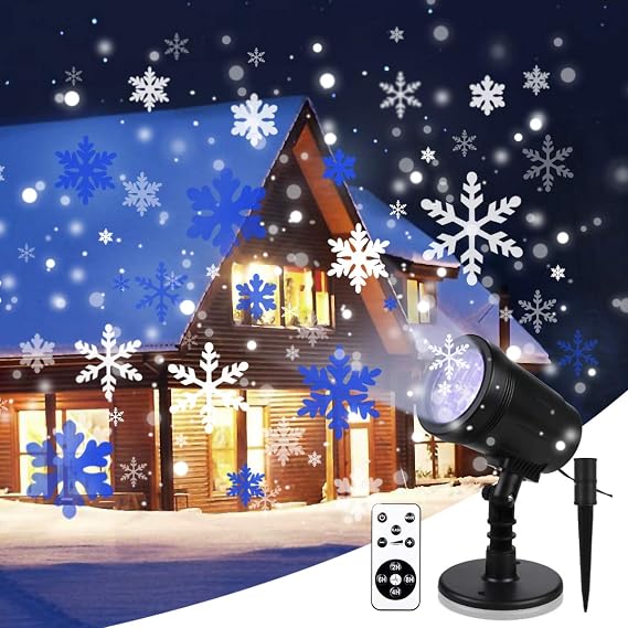 Proiettore Laser RGB Per Esterno Giardino, Luci Paesaggio DJ Natale - YC Stage Light