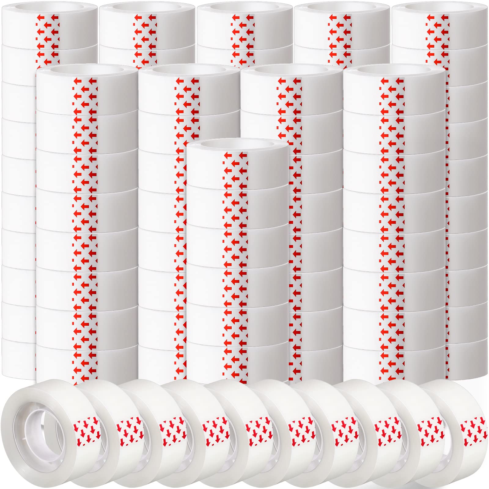 Photo 1 of Yahenda Invisible Tapes, 96 Rolls 0.75x1000 Inches Clear Matte Finish Tape Refill for Dispenser for Office Home School Use, Engineered for Repairing Correction and Labeling
