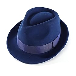 Home Prefer Men's Wool Felt Winter Hat Short Brim