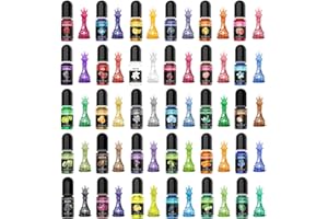 Epoxy Resin Pigments - 30 Colors Resin Color Pigment, Highly Concentrated Liquid Epoxy Resin Dyes For Resin Art, DIY Jewelry 