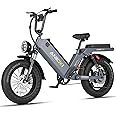 ANIIOKI Ebike for Adult,Electric Bike with 60ah Battery,30+ Mph Top Speed,1200/1400W/1800W Peak Power, Fat Tire eBikes, 200 Miles Commuting Bike