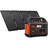 Jackery Solar Generator 300, 292Wh Power Station with 40W Solar Panel, 300W Pure Sine Wave AC Outlet for RV Outdoors Camping 