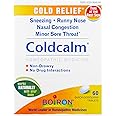 Boiron Coldcalm Cold Relief Medicine, 60 Tablets (Pack of 3). Quick-Dissolvin for Sneezing, Runny Nose, Nasal Congestion and Minor Sore Throat. Non-drowsy Cold Medicine, Natural Active Ingredients