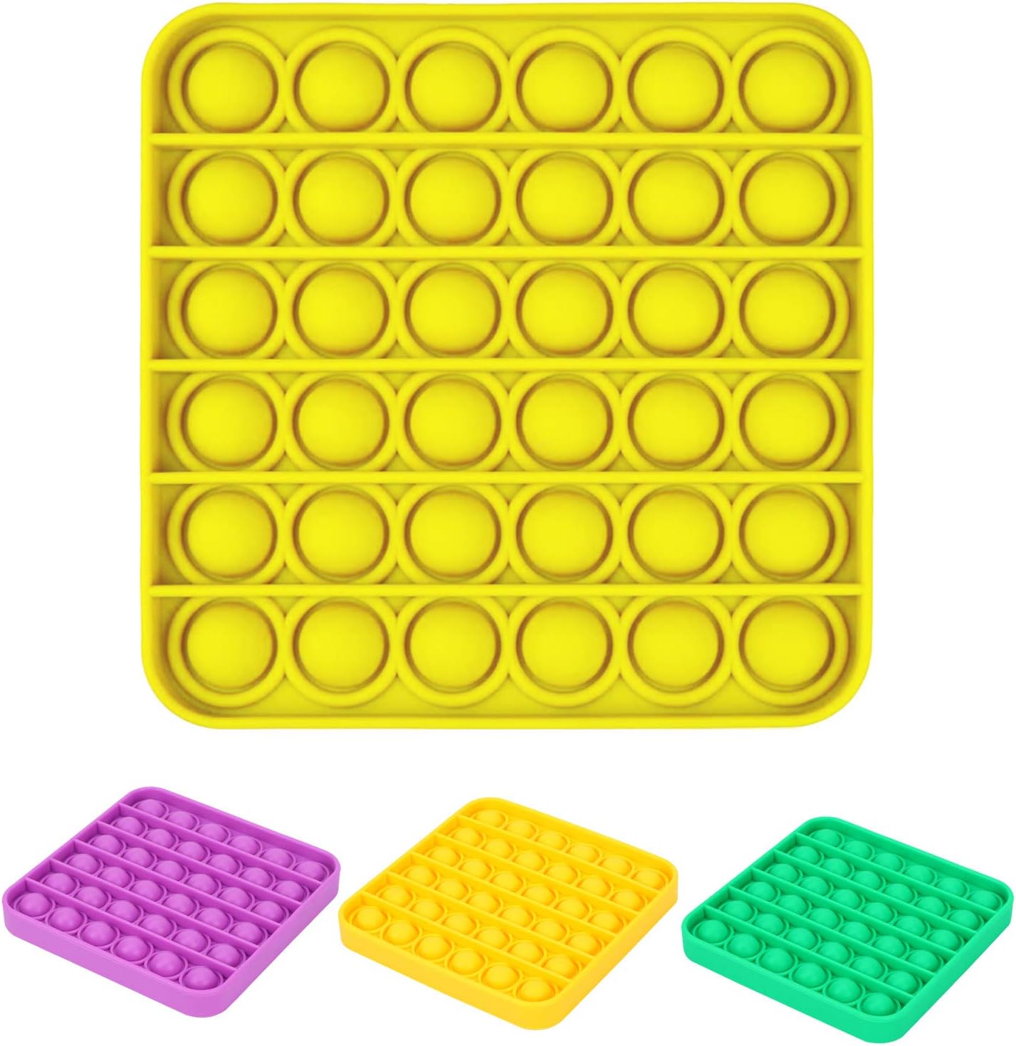 Download Hot Amazon Fidget Sensory Bubble Stress Toy Yellow Square Just 2 59 After 50 Promo Code 2 For Just 4 35 2 18 Each After Double Discount Bargain Boutique Deals