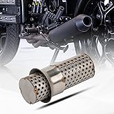 RIDLOG Motorcycle 51mm DB Killer Universal Exhaust Baffle Silencer | 2 Inch Slip-On Muffler Insert, Stainless Steel, Anti-rust, Easy installation, Fit for Harley Honda Kawasaki Suzuki Yamaha