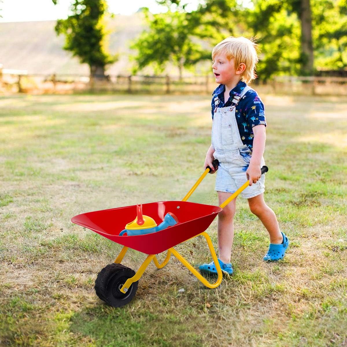 Amazon Happygrill キッズ手押し車 ヤードローバースチールトレイ メタル構造 おもちゃカート トート 汚れ 葉 ツール 庭 幼児向け キッズプレイツール 大工さん おもちゃ Amazon Happygrill キッズ手押し車 ヤードローバースチールトレイ メタル構造 おもちゃカート トート 汚れ 葉 ツール 庭 幼児向け キッズプレイツール 大工さん おもちゃ