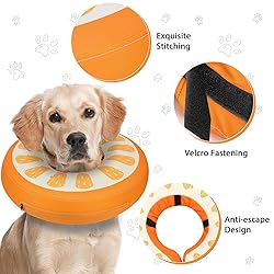 MIDOG Inflatable Dog Cone Collar Alternative After