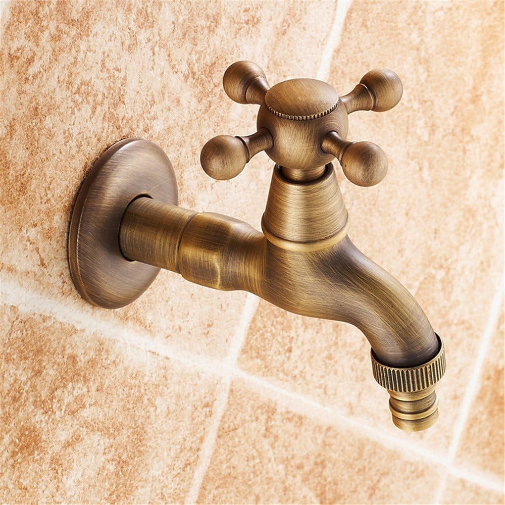 GAOXU Leading European classical antique washing machine 4 copper wire drawing a single water tap tap