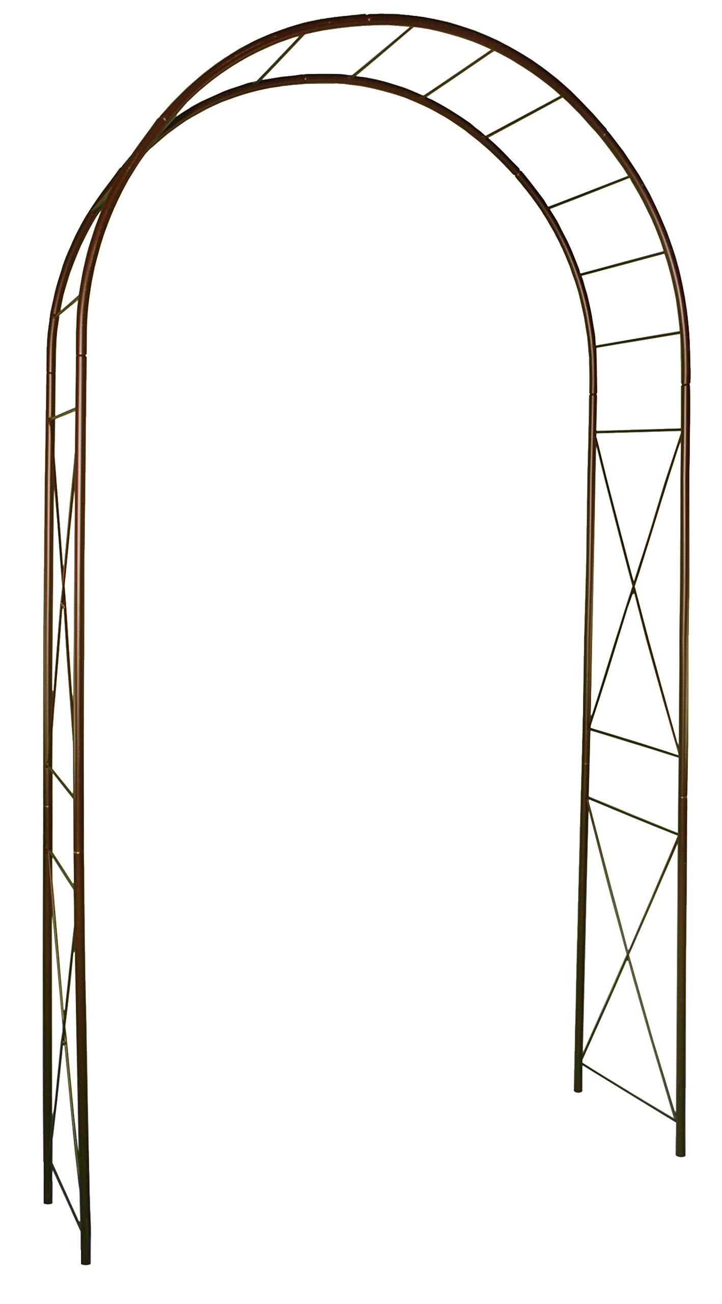 Louis Mill 3186 Arch Garden Decor Rhombus Metal Iron Antique 130 x 250 cm