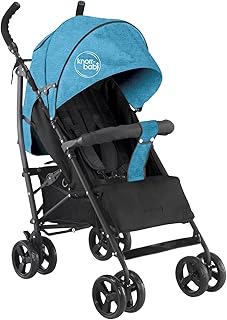 knorr-baby 848570 Buggy&#34;Styler&#34; Melange mit Schlummerverdeck, Melange blau