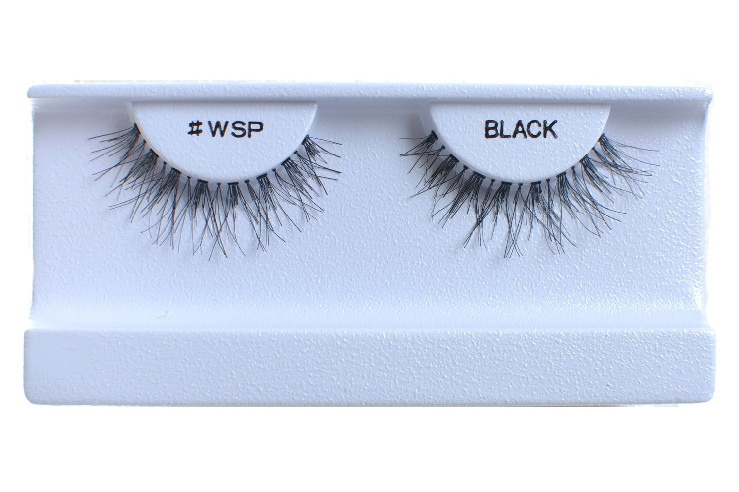 100 Pairs 100% Human Hair False Eyelashes Natural Black #WSP
