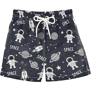 KOCOART Boys' Swim Trunks Quick Dry Board Shorts Youth Beach Swimming Shorts Summer Bathing Suit 2-16 Years
