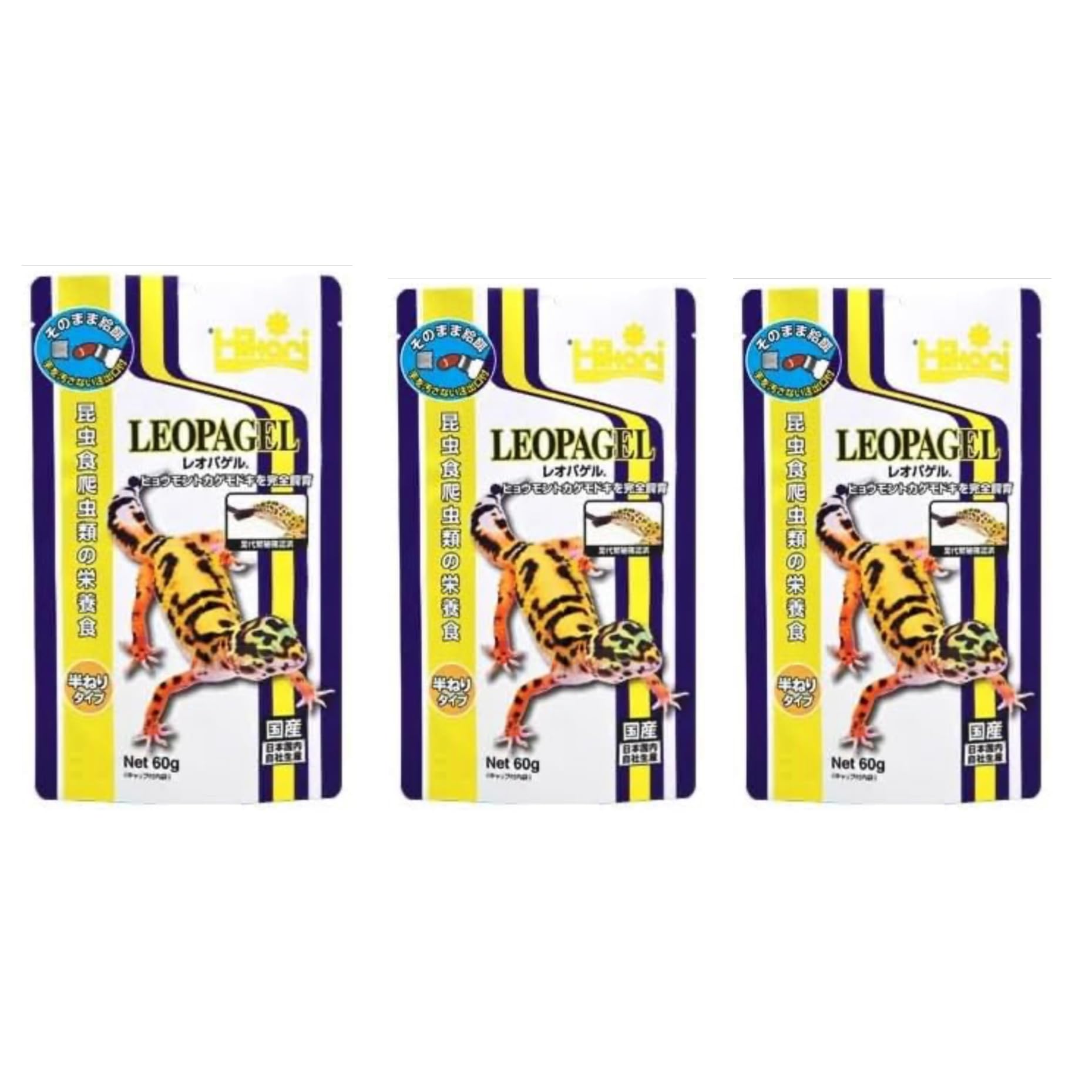 【3個セット】キョーリン レオパゲル 60g トカゲ ヤモリ 爬虫類 餌商品画像