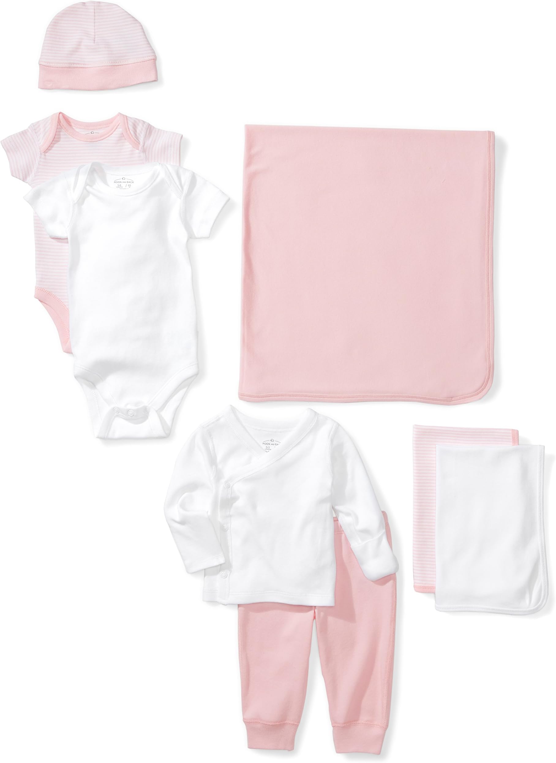 Moon and Back Baby 8-Piece Organic Playtime Gift Set
