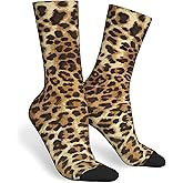 JKJOJIA Animal Print Novelty Socks For Adults, Casual Comfy Crazy Crew Socks Dress Gifts
