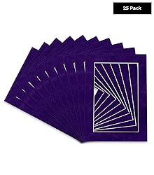 Pack of 25 Acid Free 12x16 Mats Bevel Cut for 11x14