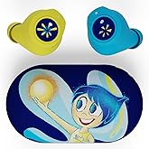 Disney/Pixar Inside Out 2 Bluetooth Earbuds w/Charging Case- Wireless Headphones w/Built-in Mic+ Up to 30 Hrs Playtime- Inside Out 2 Gifts for Girls, Boys, Women, Men, All Fans of Inside Out 2 (Joy)