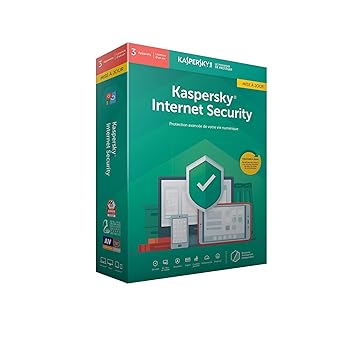 Kaspersky Internet Security 2019 Mise à jour (3 Postes / 1 An)20193