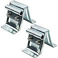 Garage Door Adjustable Top Bracket for Residential Doors, Adjustable Top Roller Bracket in Galvanized, Top Section Replace Bracket, Garage Doors Fixture Bracket (2 Pack)