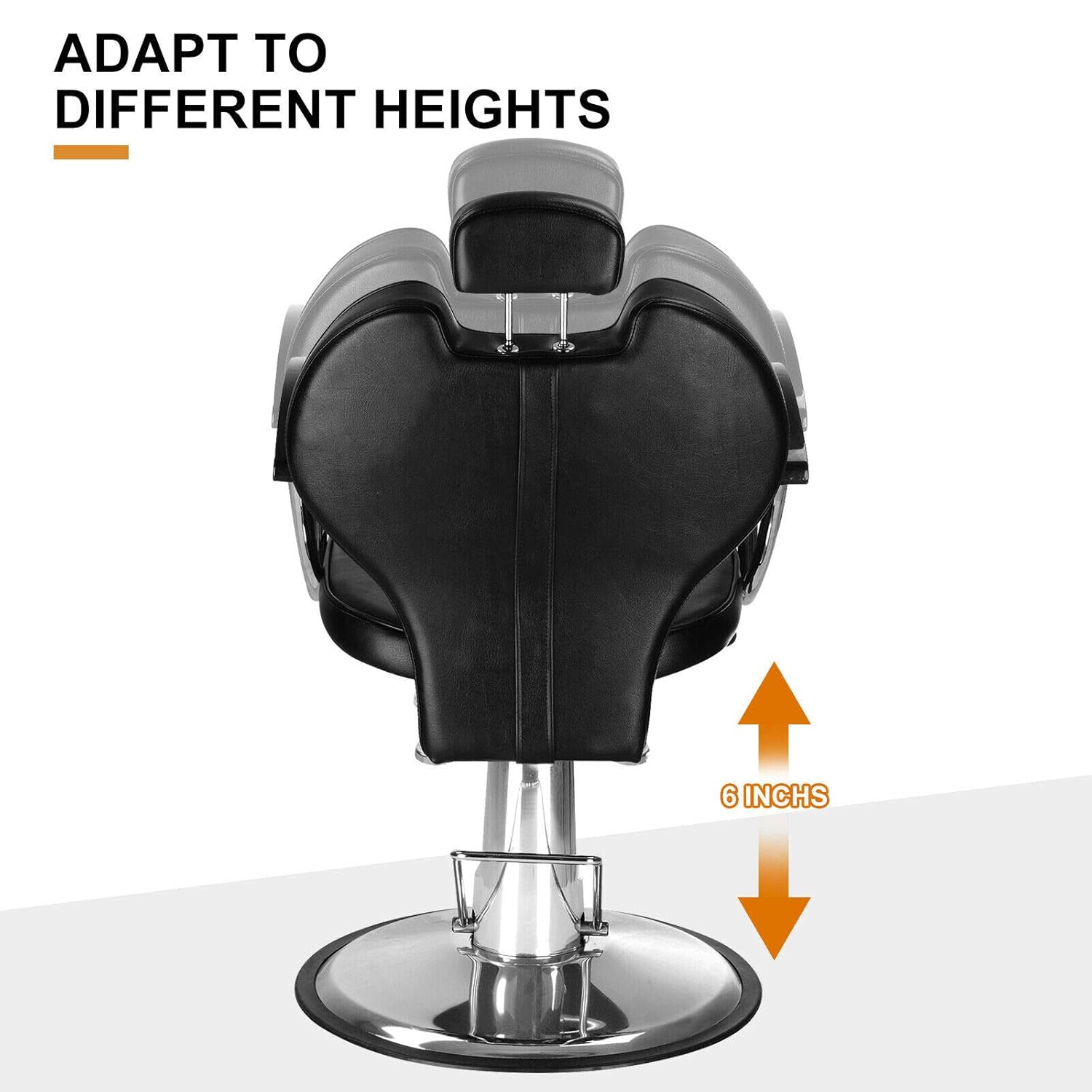 Artist Hand Hydraulic Reclining Barber Chair 20 Inch Width Hair Styling Chair Salon Chair Spa Equipment: Beauty