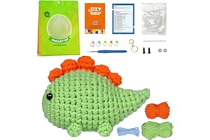 Wutubug Beginners Crochet Kit, Knitting Kit with Easy Peasy Yarn, Amigurumi Crochet Starter Kit with Step-by-Step Video Tutorials, Crochet Kits for Adults and Kids DIY Craft
