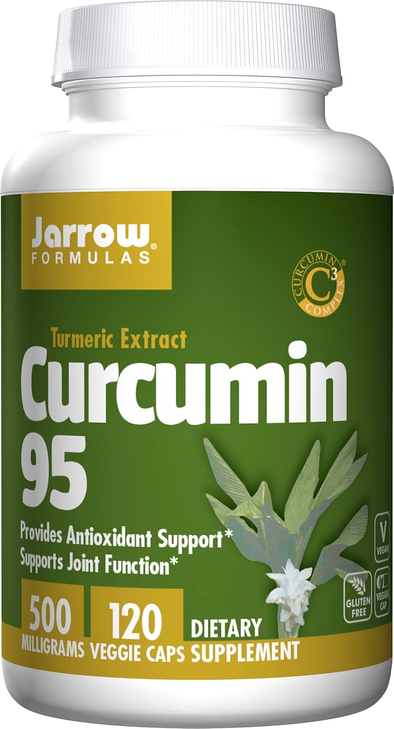 Jarrow Formulas Curcumin 95, Provides Antioxidant Support, 500 mg, 120 Veggie Caps: Health & Personal Care