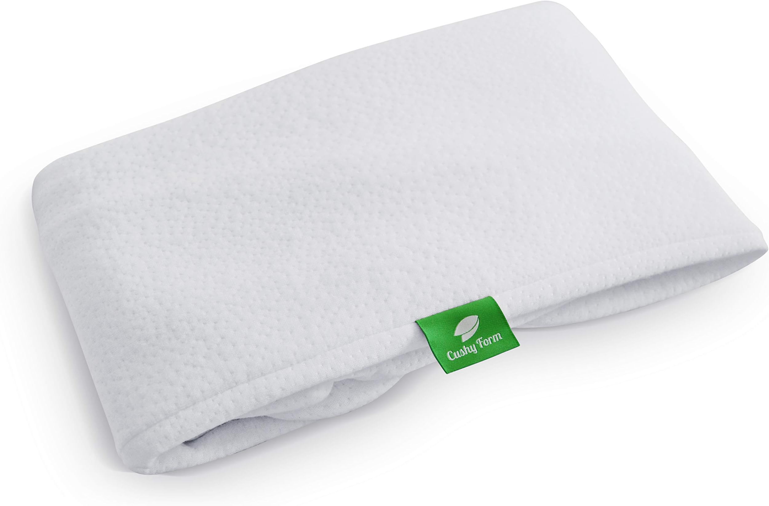 [Replacement Cover] Bed Wedge Pillow Replacement Cover - Fits Cushy Form 12 Inch Wedge Pillow - Hypoallergenic, Machine Washable Case (Replacement Cover ONLY 12" Wedge)