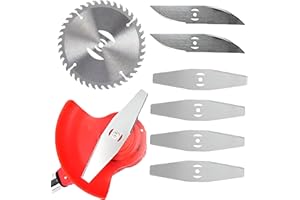 6" Weed Wacker Replacement Metal Blade Cordless Weed Wacker Replacement Accessories for Cutting Grass Weeds Underbrush Thorns