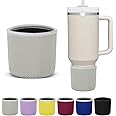 Playexen Neoprene Water Bottle Boot, 2.7" - 3.1" Washable Tumbler Sleeve Cover, Universal Bottle Bottom Protector Compatible with 0'wala 19-24 oz, S'tanl-ey 20-40 oz