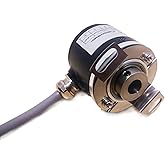 GHB38 Incremental Optical Rotary Encoder 8mm Hole Hollow Shaft, 38mm Outer Dia (Push Pull output/5-26V DC, 1000P/R)
