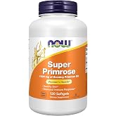 NOW Supplements, Super Primrose 1300 mg with GLA, 120 Softgels