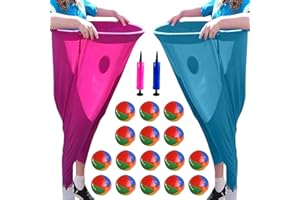 POYIPI Granny Pants Yard Game, 2025 New Granny Pants Outdoor Game with Bouncy Balls, Giant Outdoor Games for Adults and Family, Funny Party Yard Games