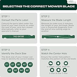 UDC Parts 942-0610A Mulching Blades 38 Inch /2