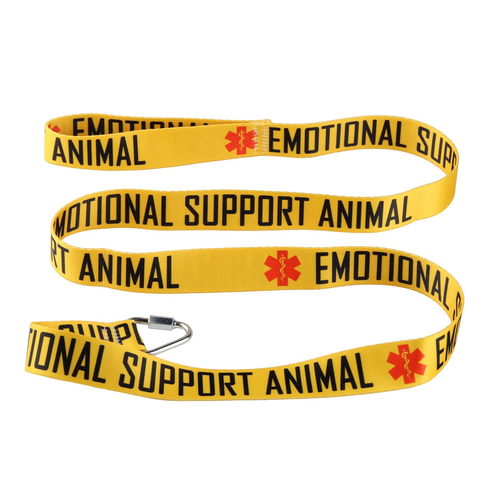 Therapy Service Dog Leash for Emotional Support Animal - Walking Training Leash for Pet Owners - Gift for Animal Lovers (Emotional Support Animal-YE)