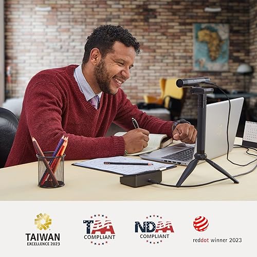 AVerMedia PW313D DualCam, Two Autofocus Cameras In 2K30fps And 1080p30fps, 270° Flexible Rotation, For Virtual Classroom, Web Conferencing, Live Demo. Works With Zoom, Teams, Skype, Includes Tripod - View #3