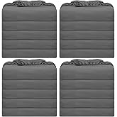 Preboun 20 Pack Fitted Sheets Bulk with Pocket Elastic Corners Comfy Microfiber Fabric Soft Bed Sheet for School Dormitory Home Hotel Hospital Room Massage Table(Twin,Gray)