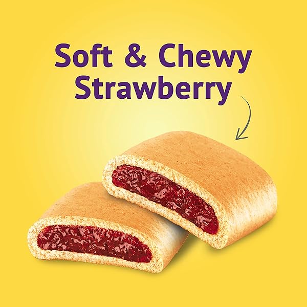 NEWTONS SOFT & FRUIT CHEWY STRAWBERRY COOKIES, (STRAWBERRY BARS), 10 OZ PACK