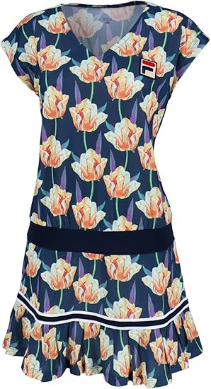 Amazon フィラテニス Fila Tennis テニスウェア ワンピース 18ss Vl1786 レディース Vl1786 フィラネイビー Xl シャツ 通販