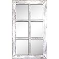 Amazon.com: Barnyard Designs 24x40 Windowpane Wood Farmhouse Wall ...