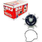 DNJ WP1100 Water Pump for 1999-2013 Chrysler, Dodge, Jeep, Mitsubishi, Ram 1500, Aspen, Commander 3.7L-4.7L V6 12V SOHC 226cid